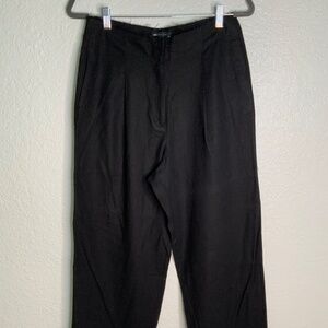 Linen black pant